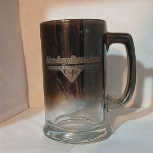 Harley-Davidson Smoky Black Glass Mug